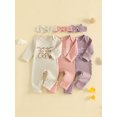 thumbnail image 4 of Cjfdfy Newborn Baby Girl Fall Outfit New To The Crew Romper Ribbed Waffle Knit Long Sleeve Bodysuit And Headband Set Preemie Cute Coming Home Fall Winter Outfit, 4 of 8