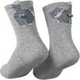 thumbnail image 2 of Dtchengua Cute Cat Winter Slipper Socks, Ultra Soft & Warm Knit Booties with Non-Skid Soles - Cozy Cabin Socks for Indoor Comfort(Gray), 2 of 5
