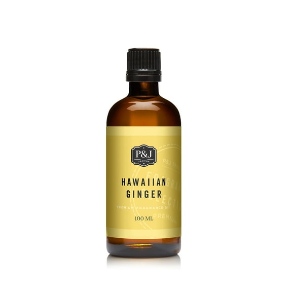 P&J Trading Fragrance Oil | Hawaiian Ginger 100ml - Scented Oil for Soap Making, Diffusers, Candle Making, Lotions, Haircare, Slime, and Home Fragrance