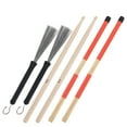 thumbnail image 3 of Juego De Baquetas Varillas De Cepillo De Baquetas De Batería Varilla De Guía Doble Para Jazz Para Música Clásica ANGGREK Otros, 3 of 8