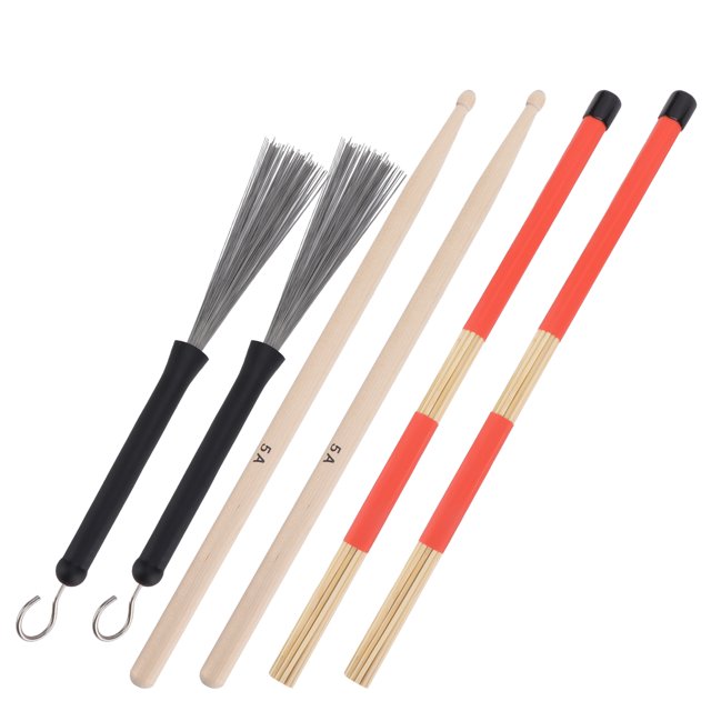 Juego De Baquetas De Tambor, Varilla Guía Doble Duradera, Baquetas De Madera De Arce Para Música Clásica