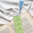 thumbnail image 6 of Kdxio Green Various Lemons Print Metal Tassel Bookmarks,Perfect Gift for Art Lovers and Bookworms Metal Bookmarks for Women, 6 of 8