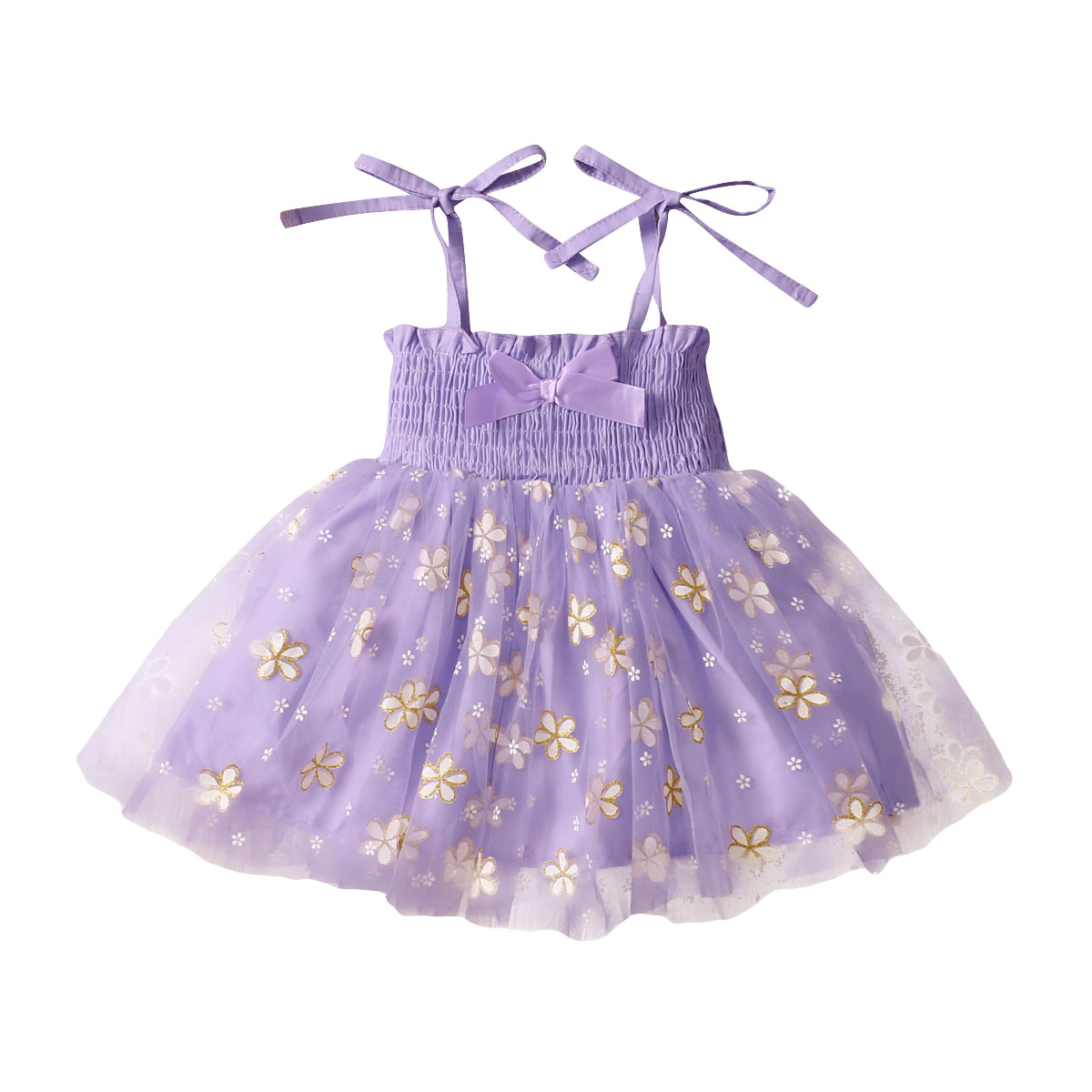 Infant Baby Kids Girl Cute Sweet Ruffles Bowtie Princess Dress Casual Tutu Dress