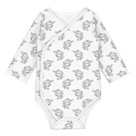 

Coaee Turtle for Soft Cotton Baby Long-Sleeve Bodysuit Girls Boys Bodysuit Romper