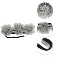 thumbnail image 3 of Unique Bargains 1 Pc Hair Disk Flower Bun Holder for Women Gray Black, 3 of 5