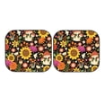 thumbnail image 7 of Disketp 2 Piece Sunflowers Mushrooms Pattern Windshield Sunshades,Folding Windshield Sun Shade For Car Suv Trucks Sedan,Blocks Uv Rays Sun Visor Protector-Small, 7 of 7