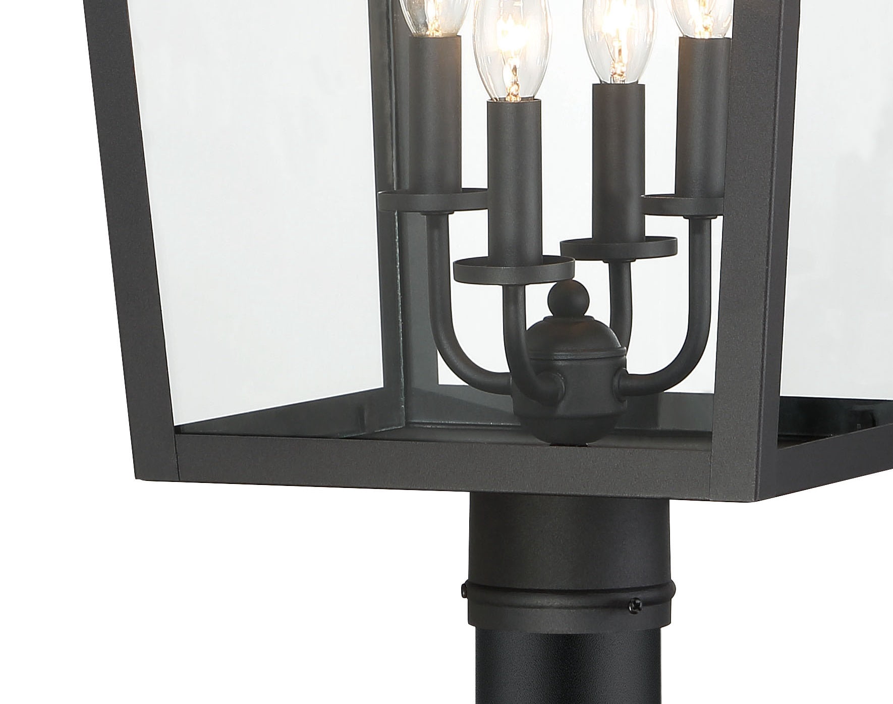 Minka Lavery - Great Outdoors - Noble Hill - 4 Light Outdoor Post Mount-24.75