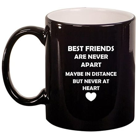 Ceramic Coffee Tea Mug Cup Best Friends Long Distance Love (Gifts For Your Long Distance Best Friend)