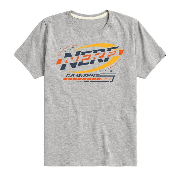 Nerf - Play Anywhere Warm Logo - Boy's Short Sleeve T-Shirt