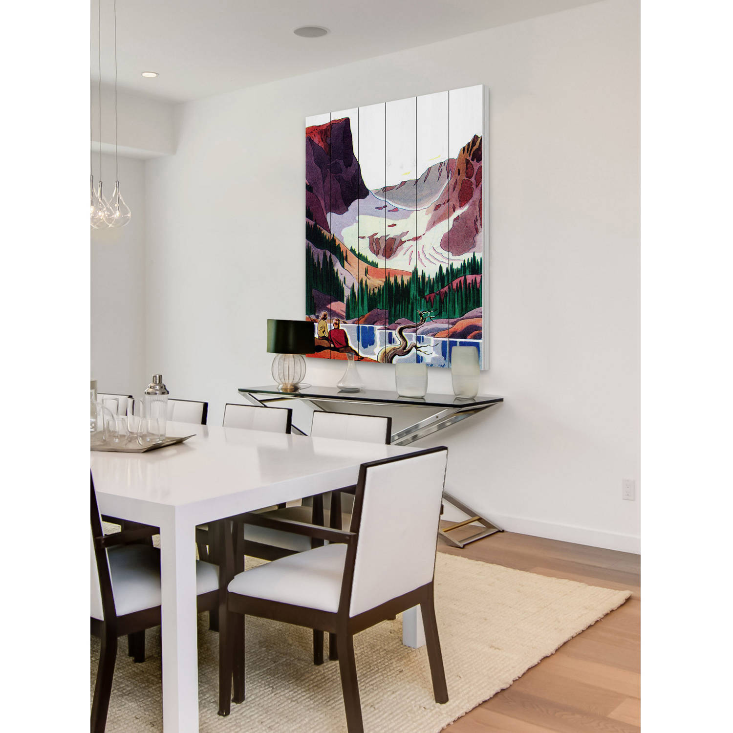 Marmont Hill "Colorado Calling" Painting Print on White Wood