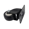 thumbnail image 3 of FixtureDisplays® 2 Inch 88 lbs Capacity PU Wheel Metal Top Plate 360 Degree Rotation Swivel Furniture Caster Black Polyurethane Wheel Non-locking Castor 88 lbs Load Capacity Each Wheel 400300-1PK, 3 of 7