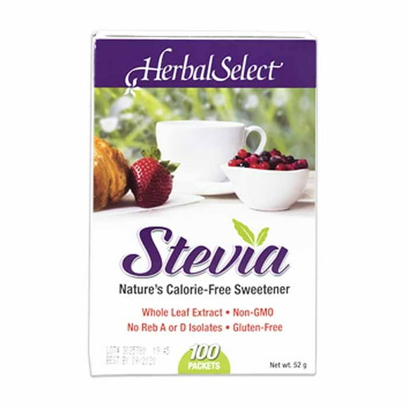 Herbal Select - Original Stevia Extract, 100 Packets