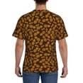 thumbnail image 3 of Vsdgher Colorful Pineapple Print Men's Dry Fit Mesh Athletic Shirts Moisture Wicking Tennis T-Shirt Tops, 3 of 9