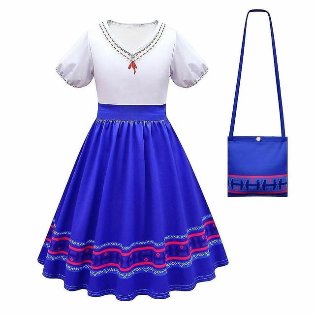 Nuevo Encanto Luisa Niños Vestido Bolsa Cosplay Traje Niños Trajes Hall80680 vestido bag110cm (3-4y) esquí esquí Gafas de esquí