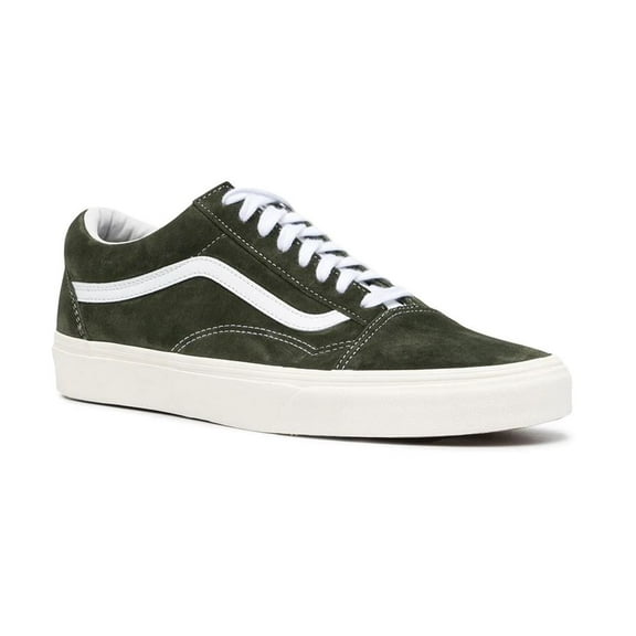 VANS U OLD SKOOL UNISEX SNEAKERS - Grape Leaf / Snow White / Men 4 / Women 5.5