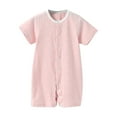 thumbnail image 1 of Cathalem Baby 1 Pce Short Sleeve Short Sleeve Tee Bodysuits, Rose 66, 1 of 5