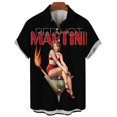 thumbnail image 2 of Camisas gráficas modernas para chicas para hombres, ropa con estampado 3D, camisas hawaianas de playa, blusas Y2K de manga corta, ropa vintage, blusa con solapa, 2 of 4