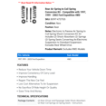 thumbnail image 2 of Rear Air Spring to Coil Spring Conversion Kit - Compatible with 1997, 1999 - 2002 Ford Expedition 4WD 2000 2001, 2 of 2