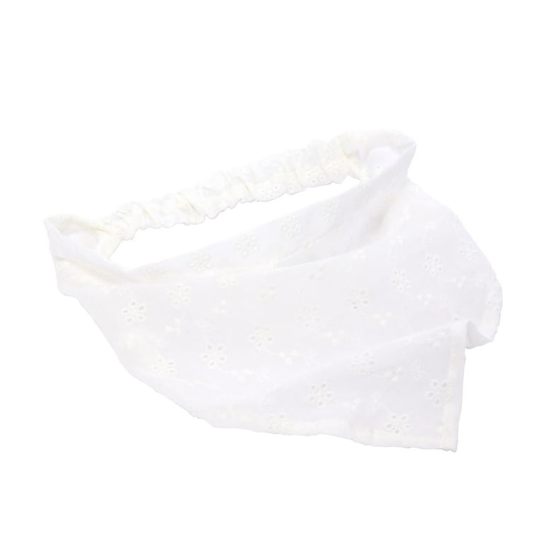 Goody x Lee White Eyelet Headwrap, All Day Comfort, All Hair Types