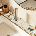 thumbnail image 6 of Yayeee Faucet Mat for Kitchen Sink 14.7" Diatomite Long Splash Guard Pad, Cowboy Pattern, 2 Pack, 6 of 7