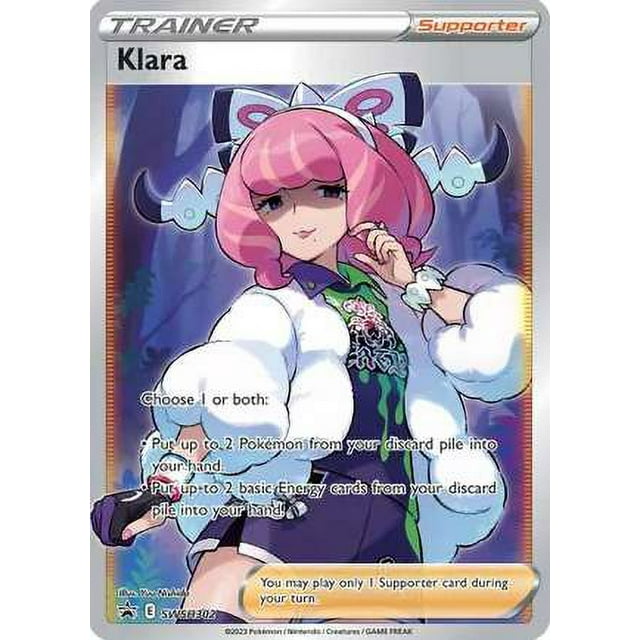 Pokemon Promo Card Ultra Rare Klara SWSH302