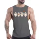 thumbnail image 3 of Ropa para hombre, camiseta sin mangas de secado rápido, camiseta sin mangas, baloncesto, moda para exteriores, ocio, transpirable, cuatro estaciones, Y2k, deporte, Fnaf, gimnasio, 3 of 5