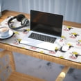 thumbnail image 3 of Long Mouse Pads for Desk,White Cow Engineer Pattern Desk Mats on Top Of Desks, Desk Mouse Pad Extra Large with 3mm Non-Slip Base and Stitched Edge for Gaming,Office,Work,Home 35.4"x15.7", 3 of 6