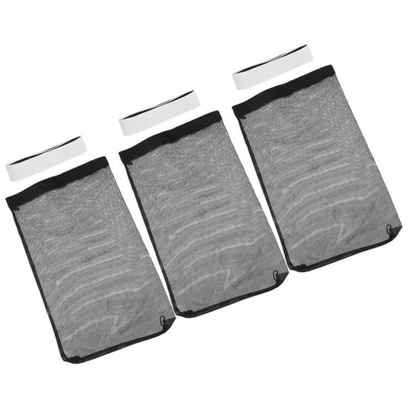 WORGEOUS 3Pcs Bags Nylon Black for Outdoor Dryer Vent and General Users