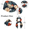 Baseball Ball Background Adjustable Working Cap with Bow Hair Matching