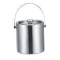 thumbnail image 1 of Cubo de hielo con tapa, recipiente para bebidas de doble pared para fiestas, botella de champán, hogar. 2L, 1 of 9