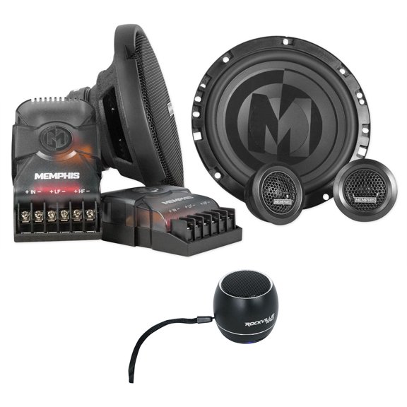 Memphis Audio PRX60C 6.5" 100w Component Car Speakers Home Bluetooth Speaker