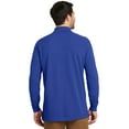 thumbnail image 2 of Port Authority Mens Long Sleeve Cotton Logo Polo. K8000Ls., 2 of 4