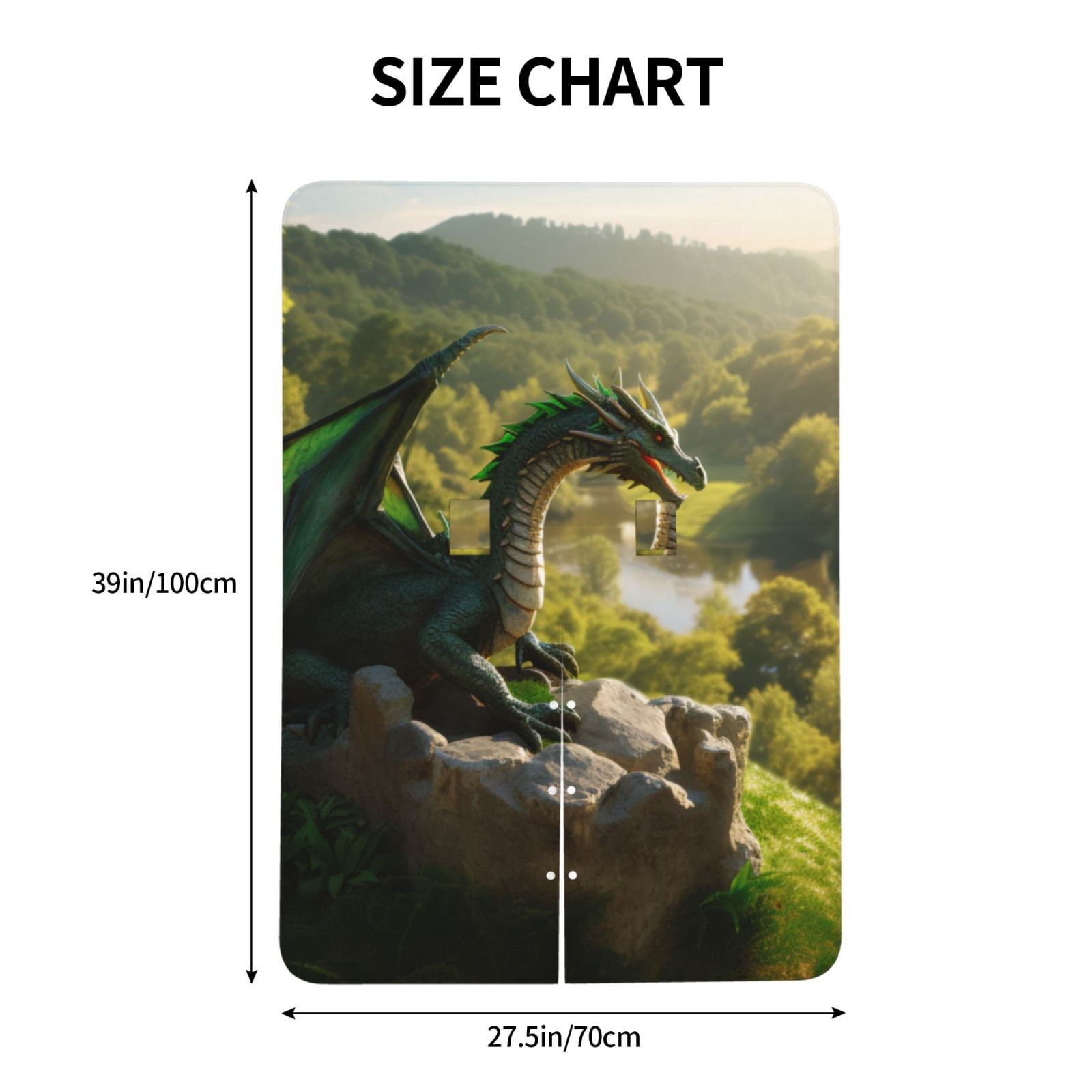 Naloa Deep Forest Stone Green Dragon Baby Car Seat Cover, Breathable Baby Carrier Cover, Multiuse Baby Carrier Cover & Nursing Breastfeeding Cover