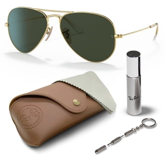 Ray-Ban RB3025 Unisex Polarized Classic Aviator Sunglasses, 58mm
