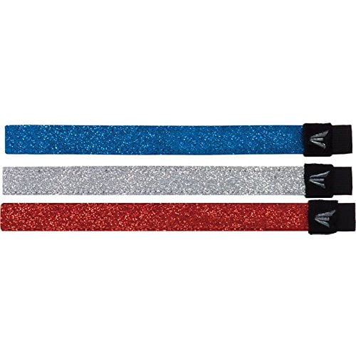 /& ORANGE #0107 NWT EASTON 3-PACK GLITTER BANDS WHITE GREY