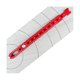 thumbnail image 2 of Compás para carpintería yuxing regla de dibujo de arco ajustable rojo, 2 of 5