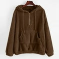thumbnail image 3 of Vedolay T Shirts Womens Oversized Hoodies Casual Pullover Fall Fashion 2023 Sweatshirts,Coffee XXL, 3 of 5
