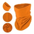thumbnail image 3 of Unique Bargains 1 Pc Multi-function Neck Warmers Cold-proof Face Mask for Cycling Orange, 3 of 6