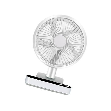 

Shaking Head Mini Small Fan Rechargeable 4 Speeds Adjustable Office Dorm Low Noise Fans Portable Outdoor Sports Cooling Green