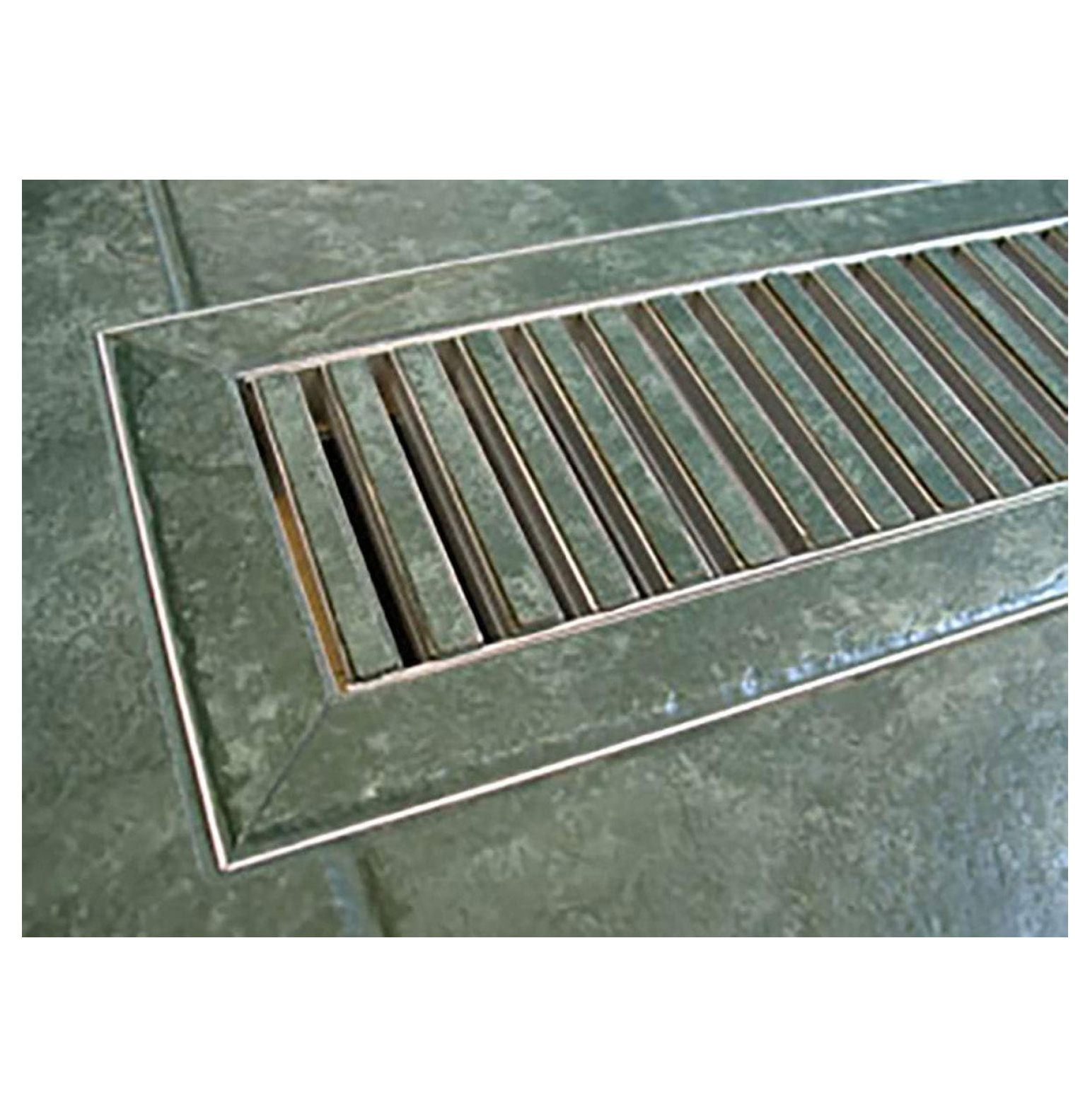 4"x12" 3/8" Thick Floor Vent Registers Matching Floor Tile Hardwood Laminate