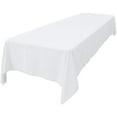 thumbnail image 2 of LA Linen Nappe Rectangulaire en Polyester 60 par 84 Pouces, Blanc, 2 of 2