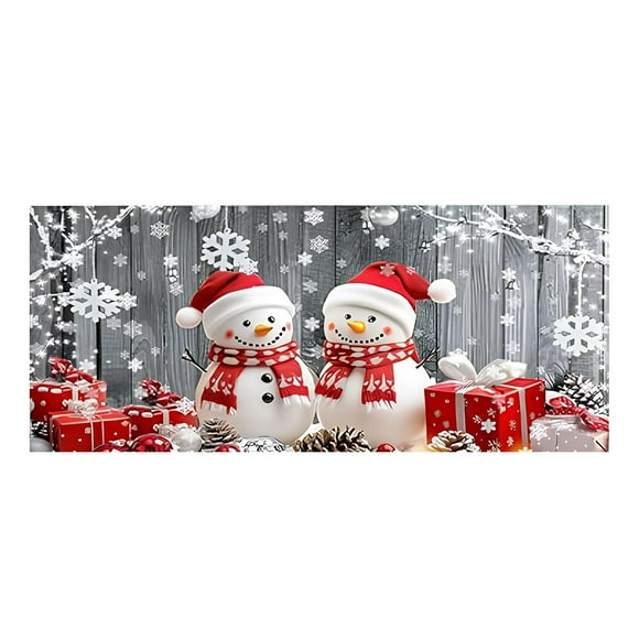 TIELUTT Christmas Garage Door Decoration Merry Christmas Garage Door Banner Cover Large Happy Easter Banner Front Porch Canadian Flag 3x5 Colorful Banner Cake Topper Outdoor Banner Flags Home Flag Pol