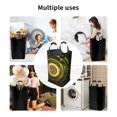 thumbnail image 4 of DouZhe 50L Rectangular Laundry Basket, Crypto Currency Bitcoin Prints Waterproof Foldable Laundry Hamper with Aluminum Handles, 4 of 6