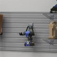 thumbnail image 6 of RST Brands Flow Wall 8 PC Plastic Slatwall Shelf Hook Storage Set - Silver., 6 of 7