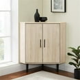 thumbnail image 4 of Bowery Hill Contemporary Double Door Corner Accent Cabinet in Birch, 4 of 5