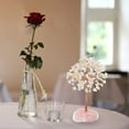 thumbnail image 4 of Rose Quartz Lucky Tree Good Meaning Handmade Home Decor with Base Faux Crystal Copper Wire Lucky Money Tree, 4 of 8