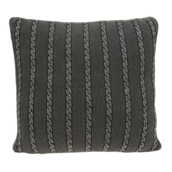 Parkland Collection Chico Charcoal Throw Pillow