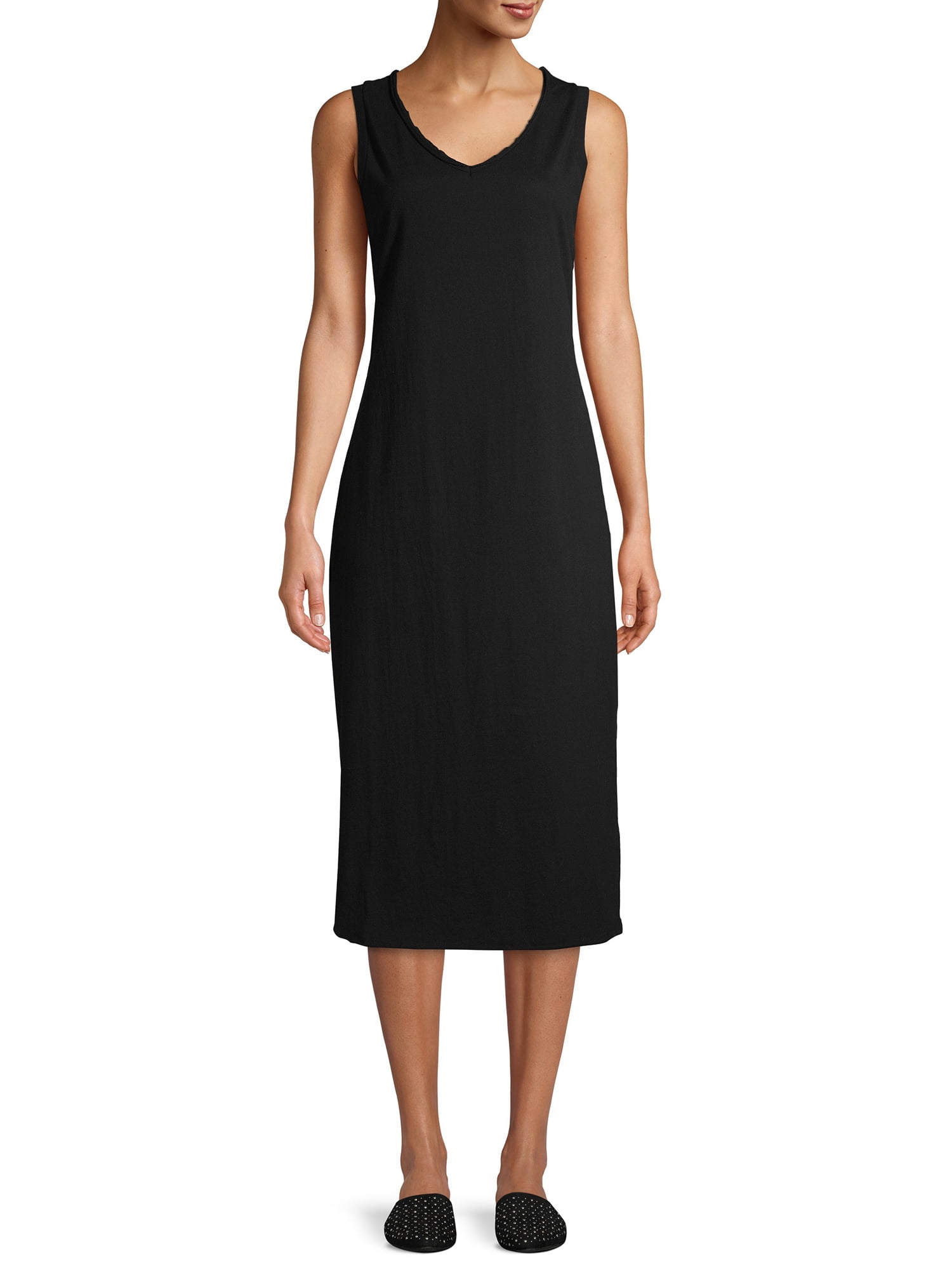 time and tru midi shirt dress