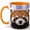 Orange, variant on Red Panda Portrait Coffee Mug, Woodland Animal Mug, Ceramic 11 oz