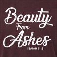 thumbnail image 5 of Wild Bobby Beauty From Ashes Isaiah 61:3 Inspirational/Christian Men Premium Tri Blend Tee, Cardinal, Small, 5 of 5
